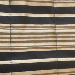Striped window valance